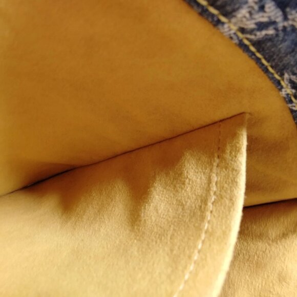 Authentic Louis Vuitton Flat Shopper Blue Monogram Denim Tote Bag mn1293-121225 - Picture 13 of 16